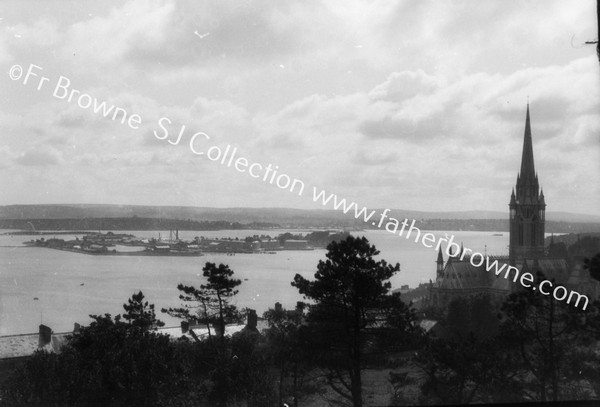 UPPER HARBOUR & CATHEDRAL FROM MT ST MARYS